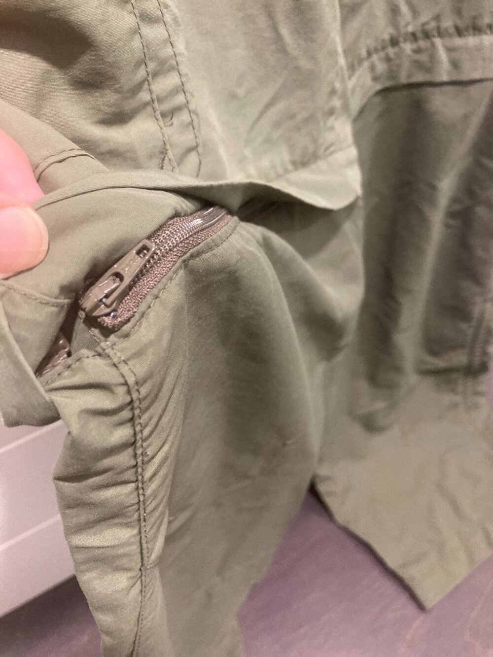 REI Co-op Sahara Convertible Hiking Pants Olive Green 778945 Unisex/Womens Sz 16 - Picture 5 of 10